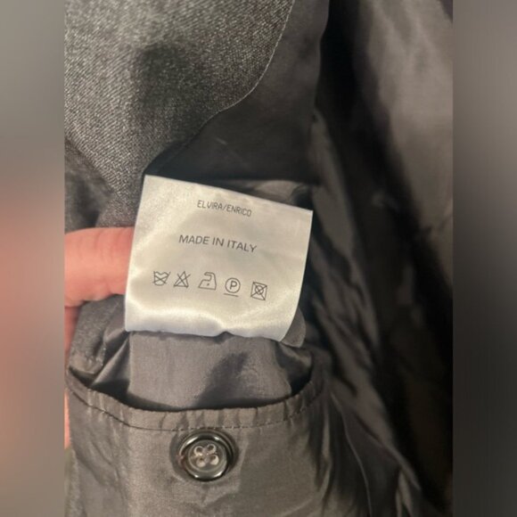 Jil Sander Gray Wool Men’s Tailored Blazer Jacket - Picture 3 of 8